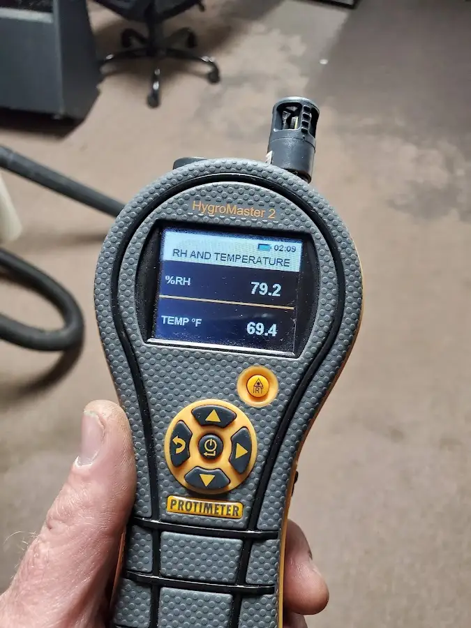 Moisture meter humidity assessment for Fire & Smoke Damage Restoration in Prospect Park